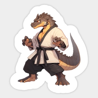 Karate Dragon Master Sticker